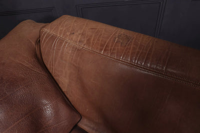 A Brown leather DS17 Sofa by DeSede