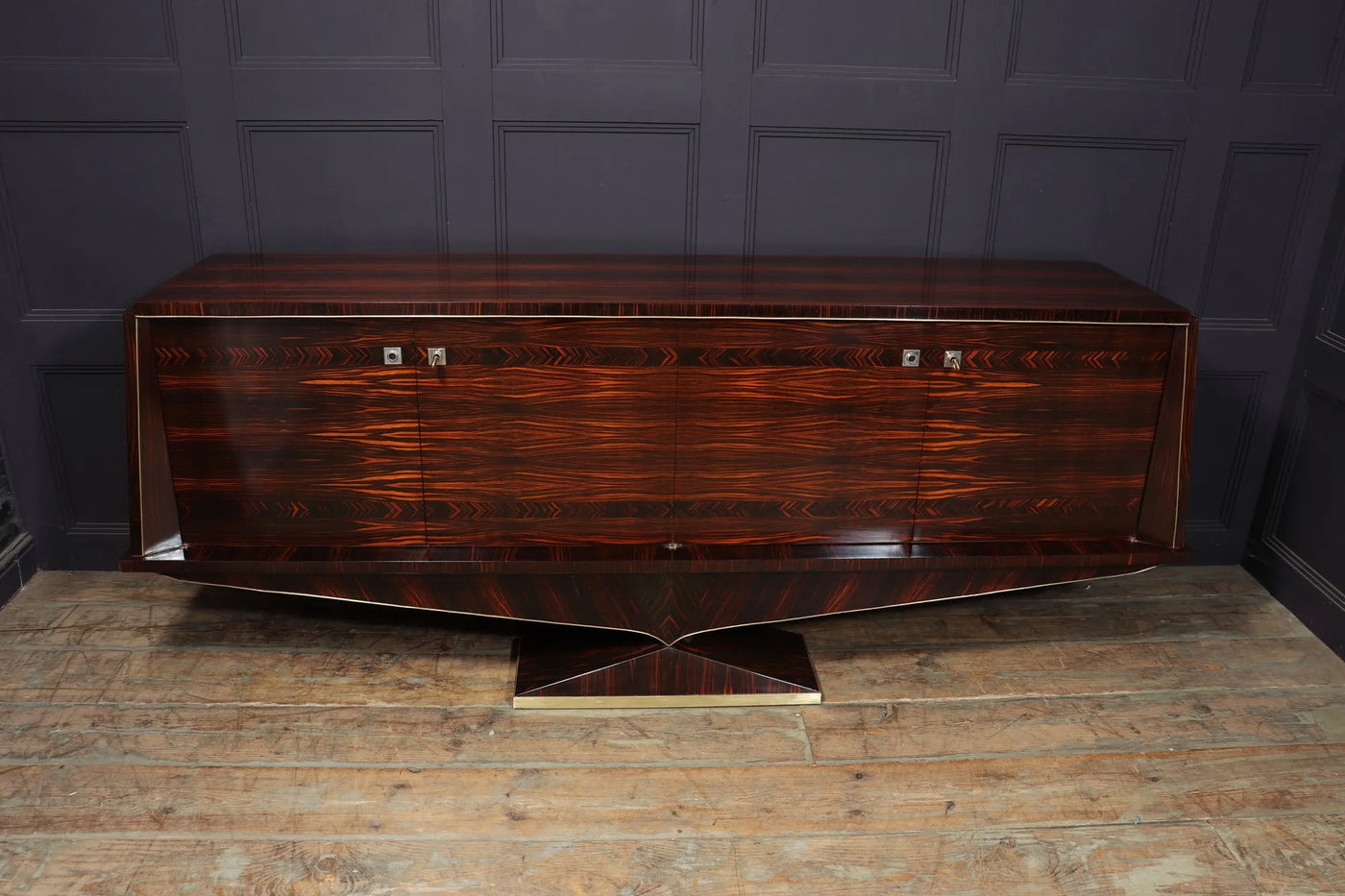 French Mid century Sideboard in Macassar Ebony c 1960