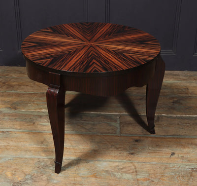 French Art Deco Coffee Table in Macassar Ebony