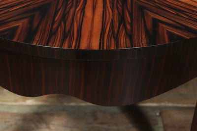 French Art Deco Coffee Table in Macassar Ebony