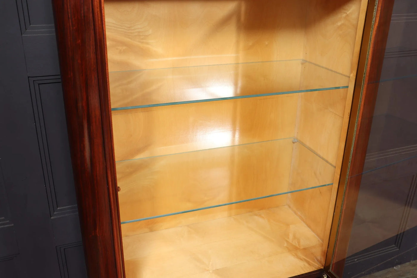 French Art Deco Display cabinet in Rosewood