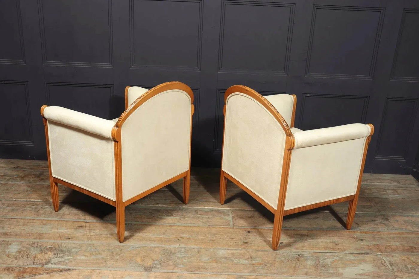 French Art Deco Armchairs by Paul Follot