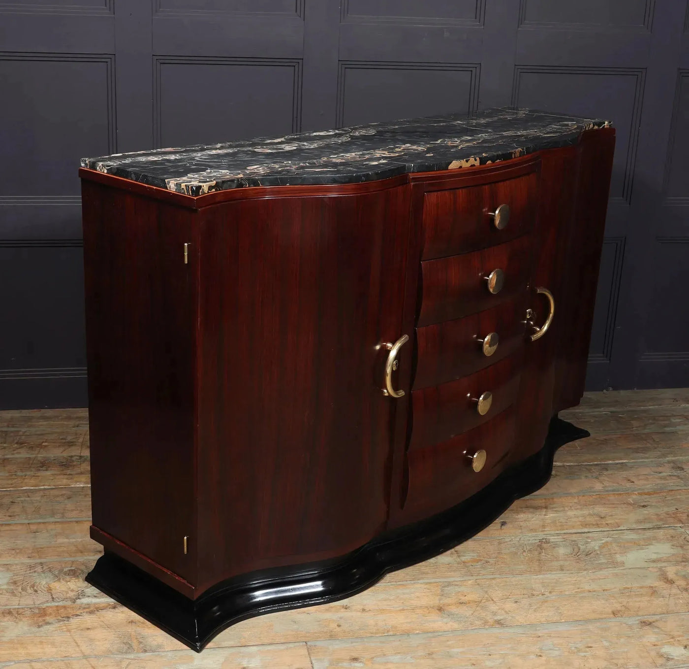 French Art Deco Rosewood Sideboard