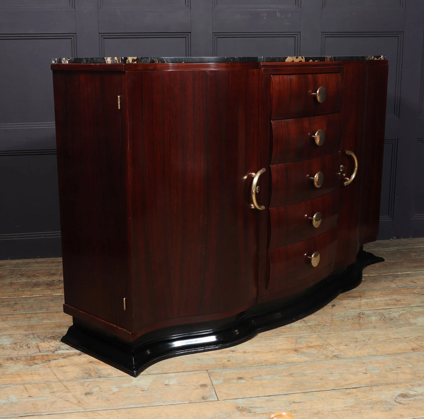 French Art Deco Rosewood Sideboard