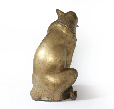 Art Deco Bronze Egyptian Cat goddess Bastet