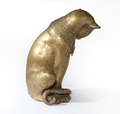 Art Deco Bronze Egyptian Cat goddess Bastet