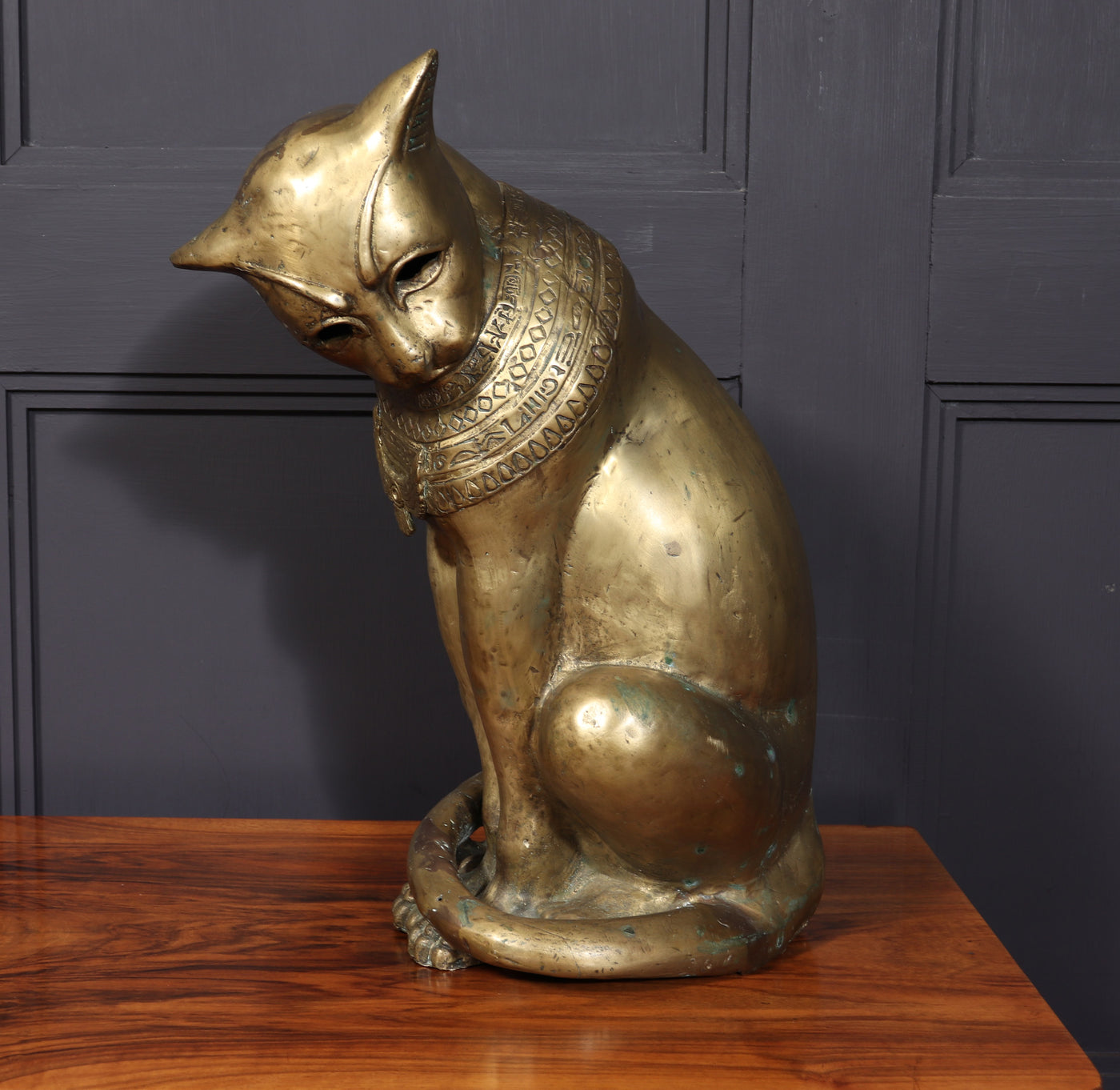 Art Deco Bronze Egyptian Cat goddess Bastet