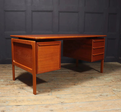 Danish Mid Century Teak Desk by Brouer