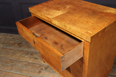 Biedermeier Satin Birch and Walnut Commode, Austria c1825