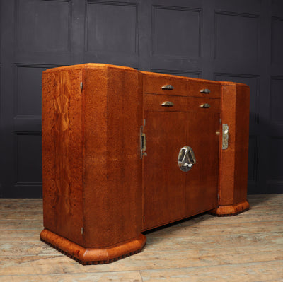 French Art Deco Sideboard in Amboyna