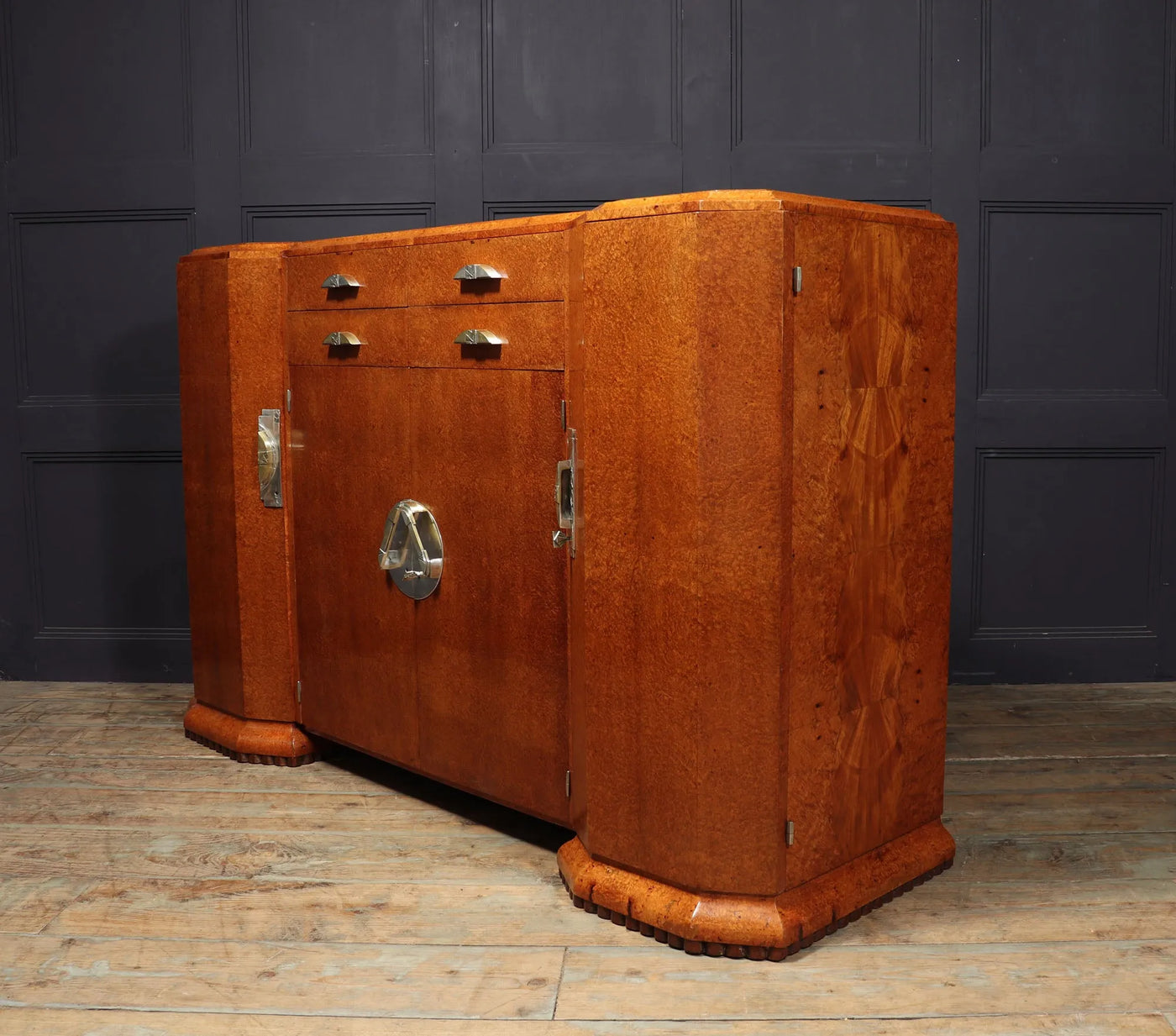 French Art Deco Sideboard in Amboyna