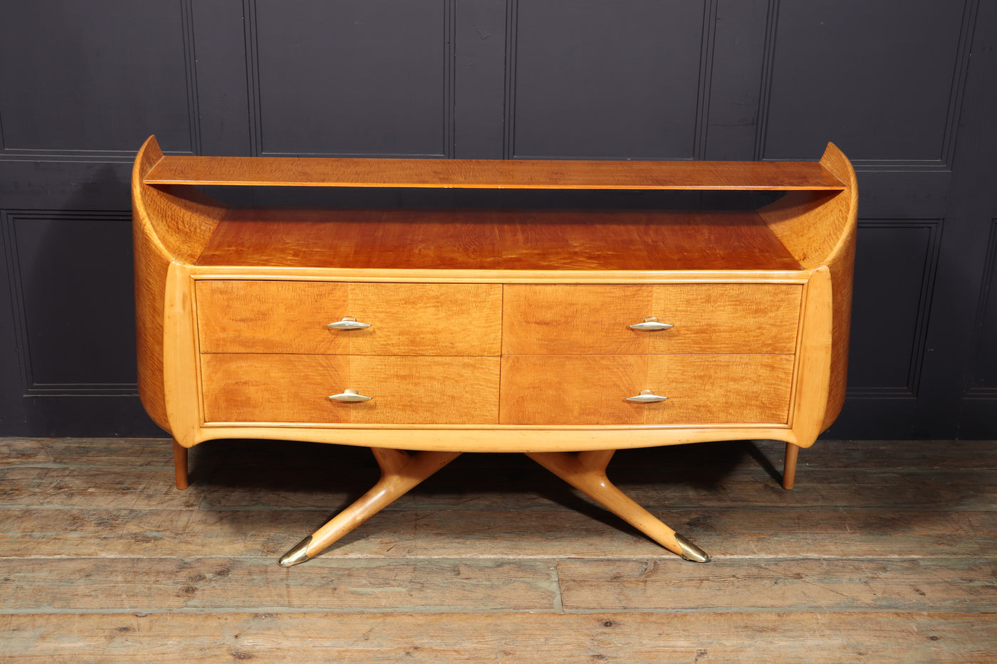 Mid Century Italian Chest of Drawers in Sycamore