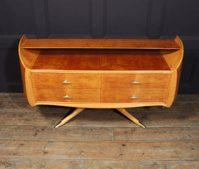 Mid Century Italian Chest of Drawers in Sycamore