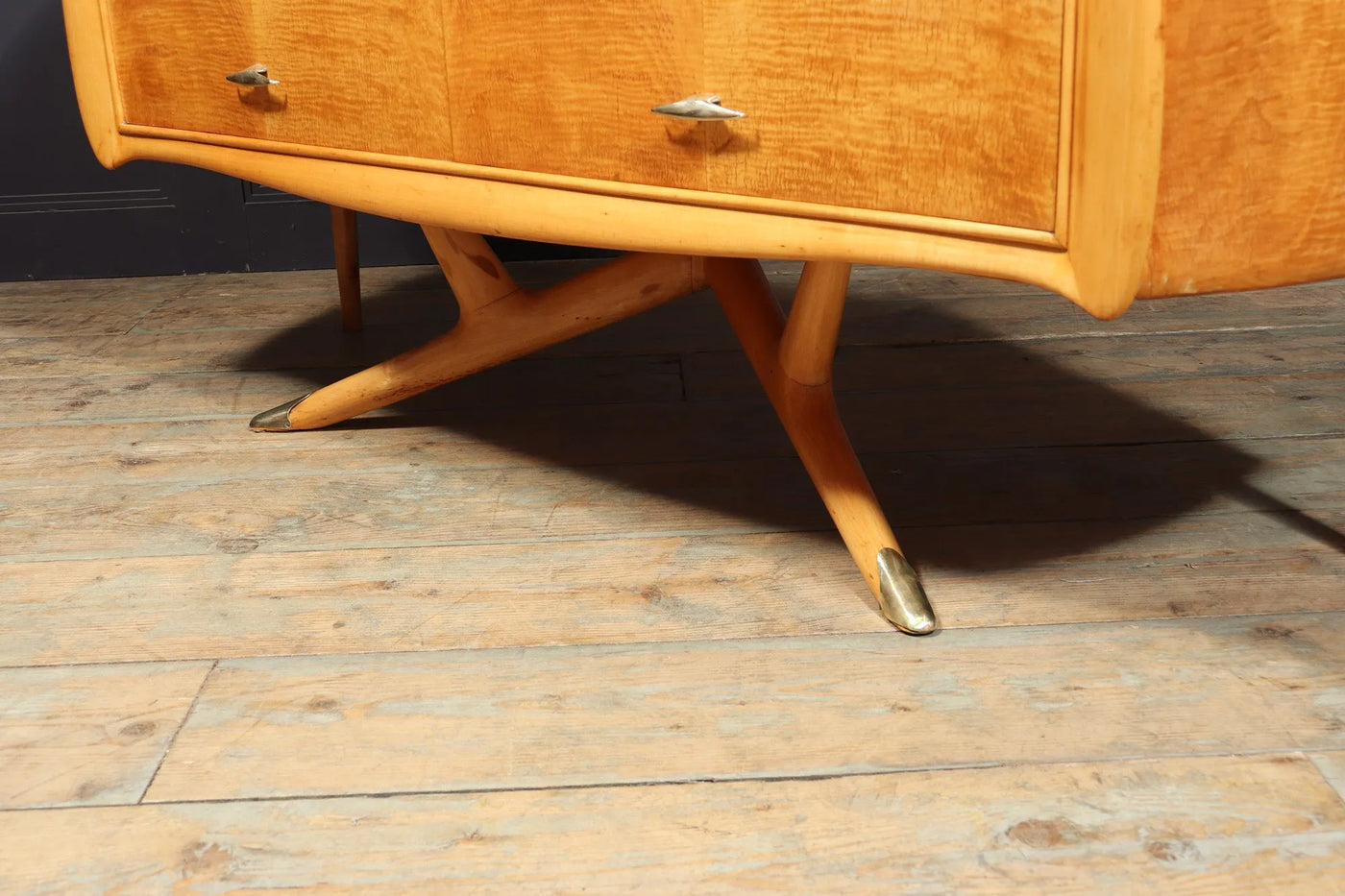 Mid Century Italian Chest of Drawers in Sycamore