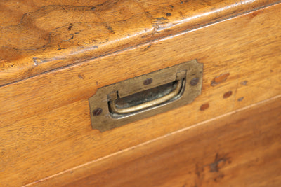 English Antique Camphor Wood Box