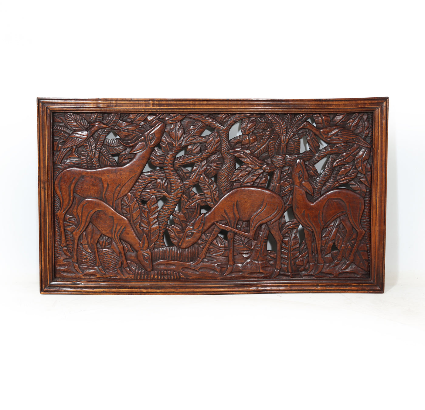 French Art Deco Pierced Carving wall Panel