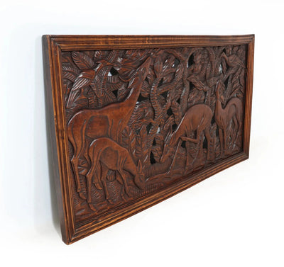 French Art Deco Pierced Carving wall Panel