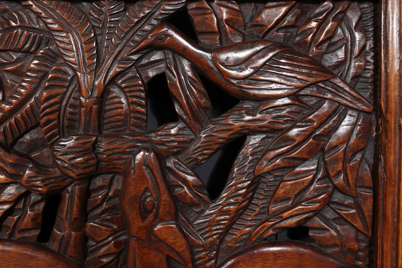 French Art Deco Pierced Carving wall Panel