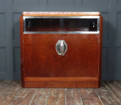 French Art Deco Cabinet in Pomelle Sapele