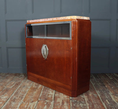 French Art Deco Cabinet in Pomelle Sapele