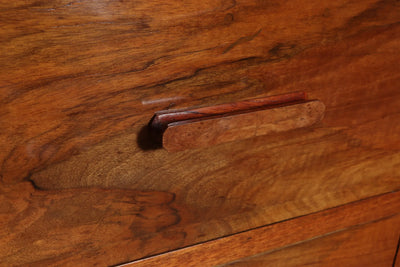 Large Art Deco Figured Walnut Chest of Drawers