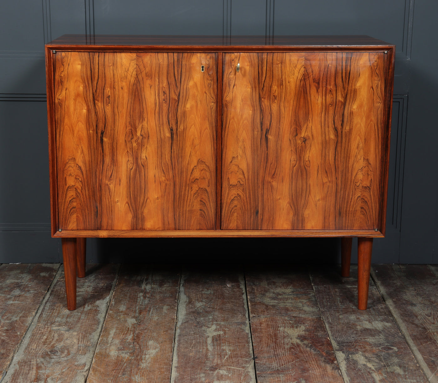 Norwegian Rosewood Side Cabinet by Bruksbo