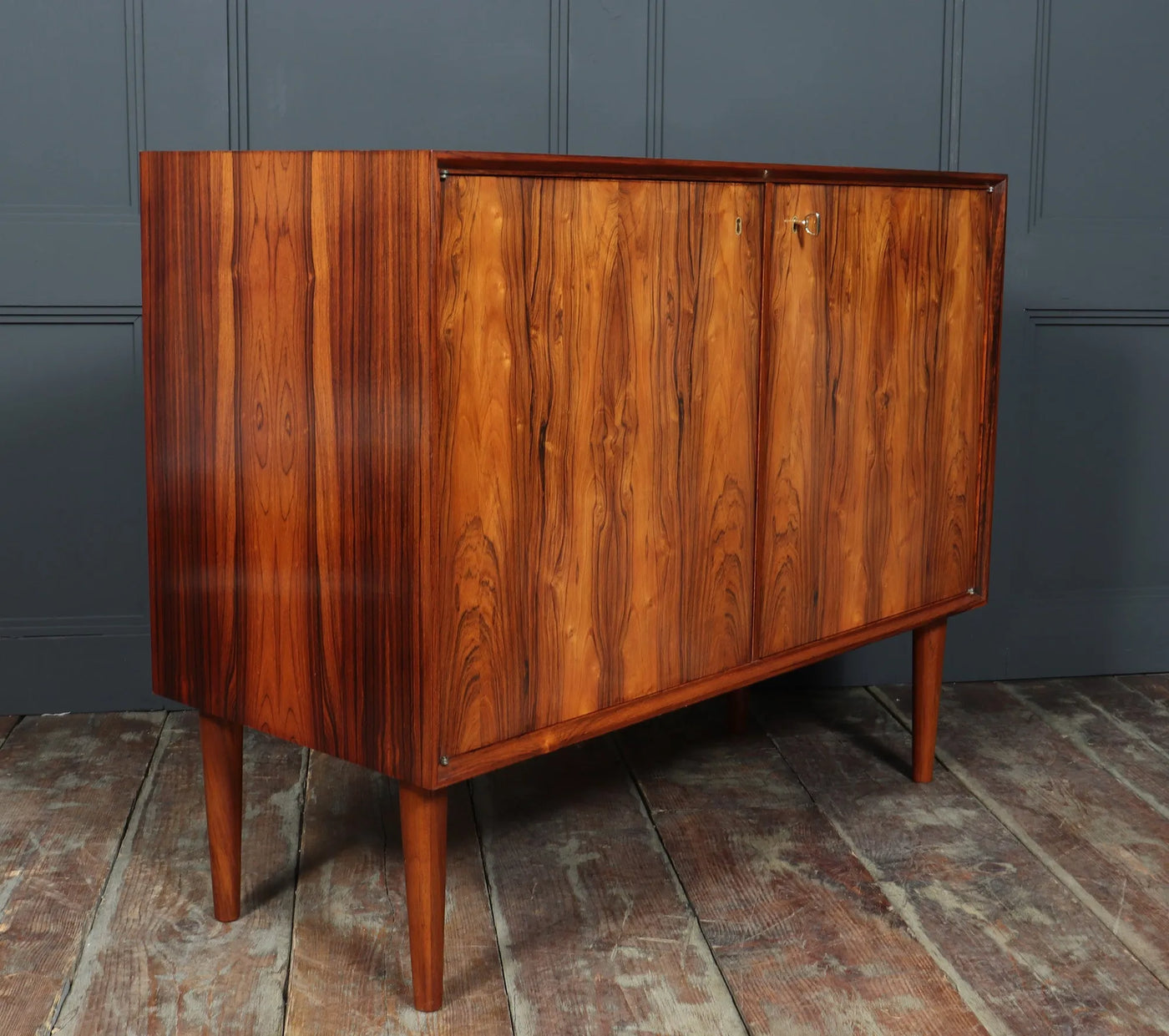 Norwegian Rosewood Side Cabinet by Bruksbo