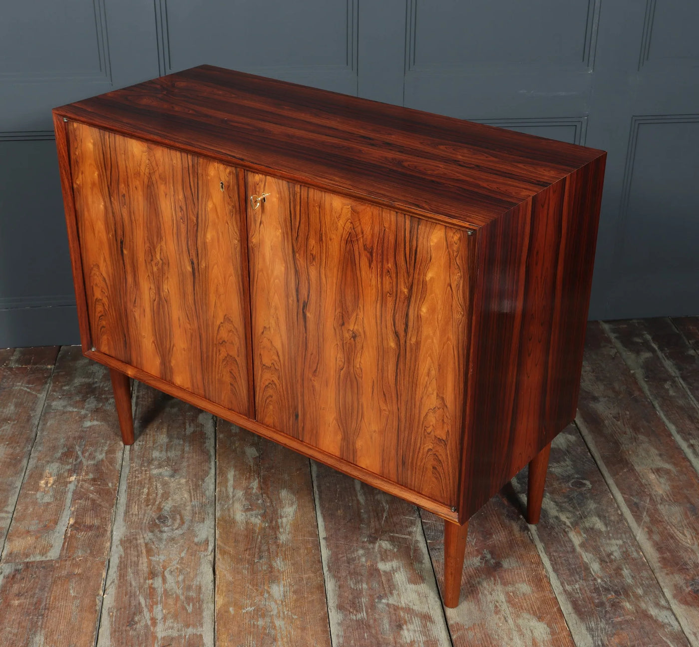 Norwegian Rosewood Side Cabinet by Bruksbo