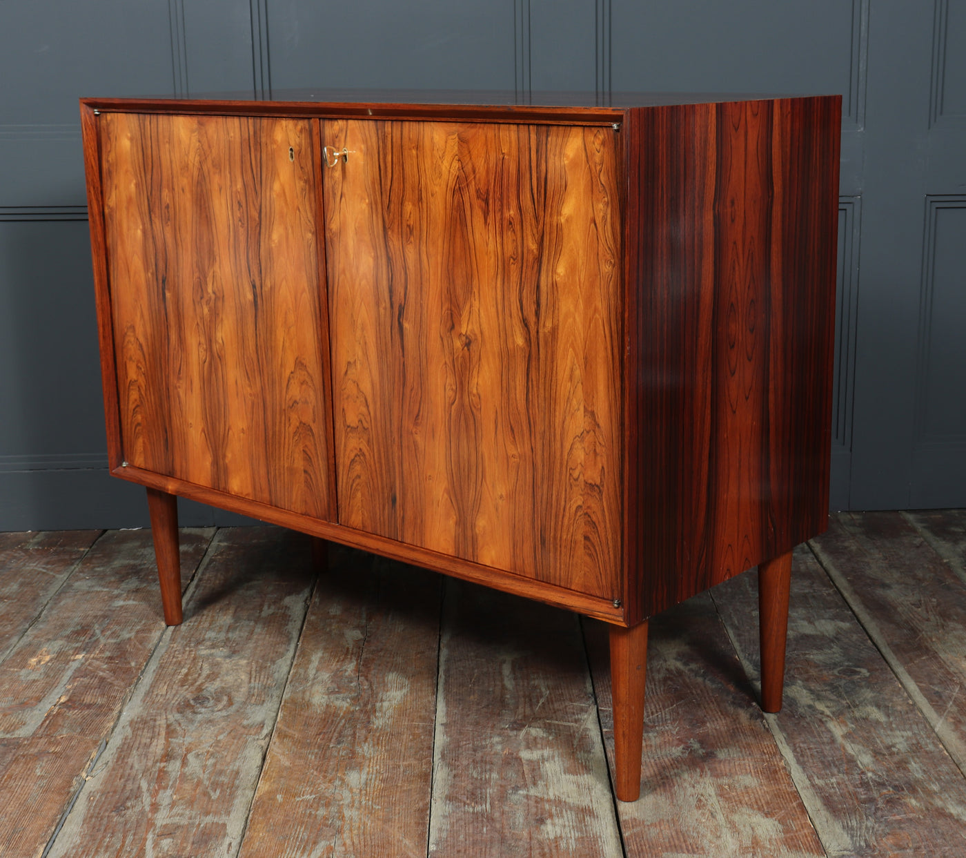 Norwegian Rosewood Side Cabinet by Bruksbo