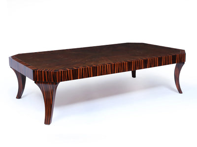 Garrison Rousseau Coffee Table in Macassar and Shargreen