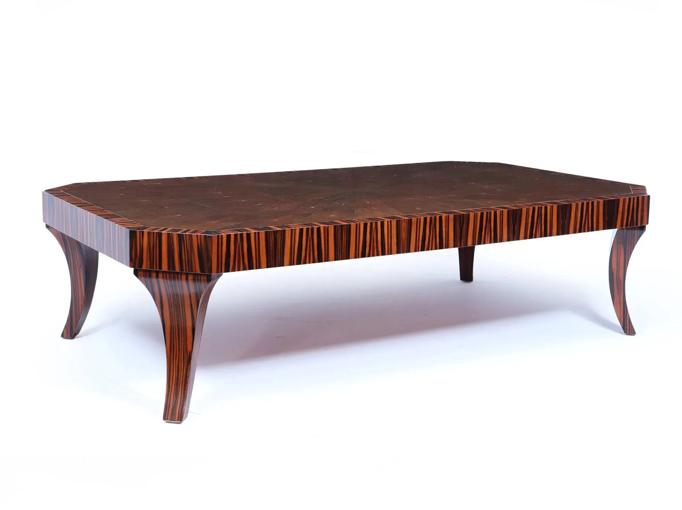 Garrison Rousseau Coffee Table in Macassar and Shargreen