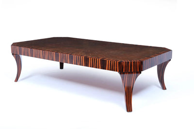 Garrison Rousseau Coffee Table in Macassar and Shargreen