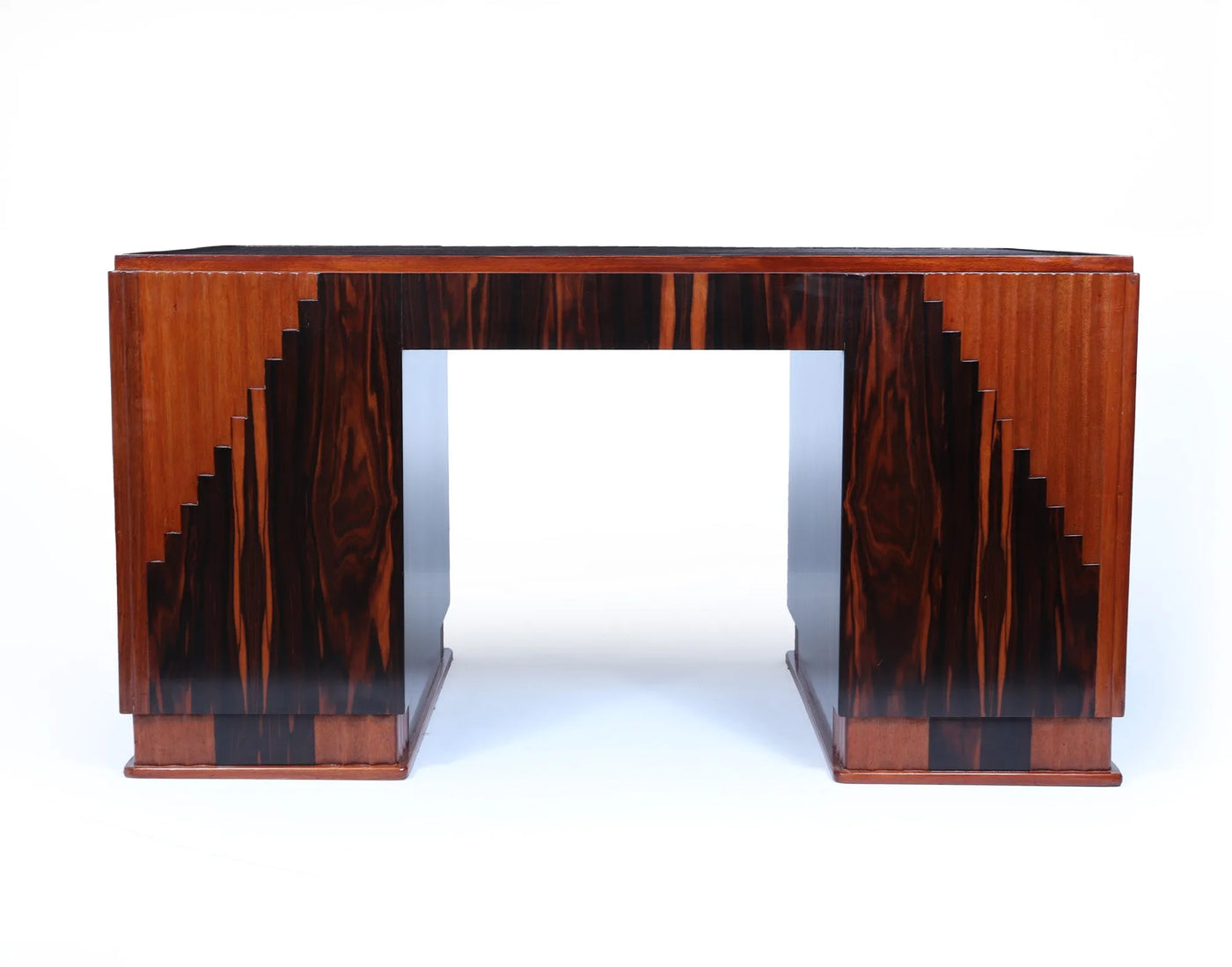 French Art Deco Desk in Macassar Ebony