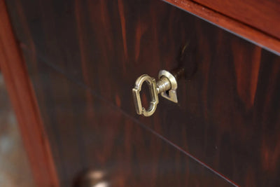 French Art Deco Desk in Macassar Ebony