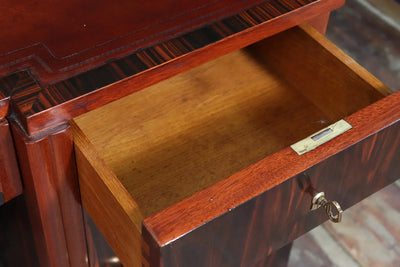 French Art Deco Desk in Macassar Ebony