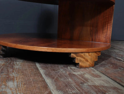 Art Deco Book Coffee Table in Walnut