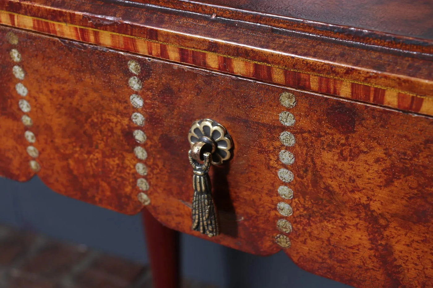 French Art Deco Dressing Table Simulated Amboyna