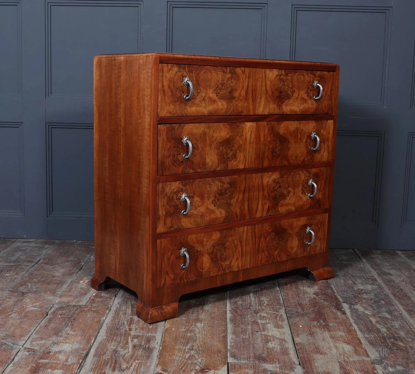 English Art Deco Chest of Drawers