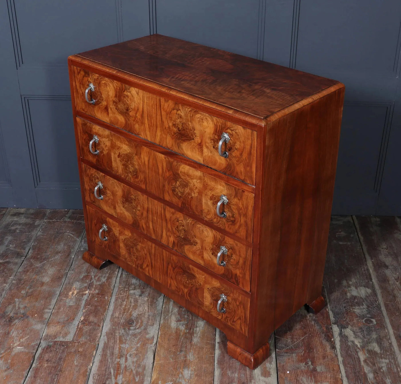 English Art Deco Chest of Drawers