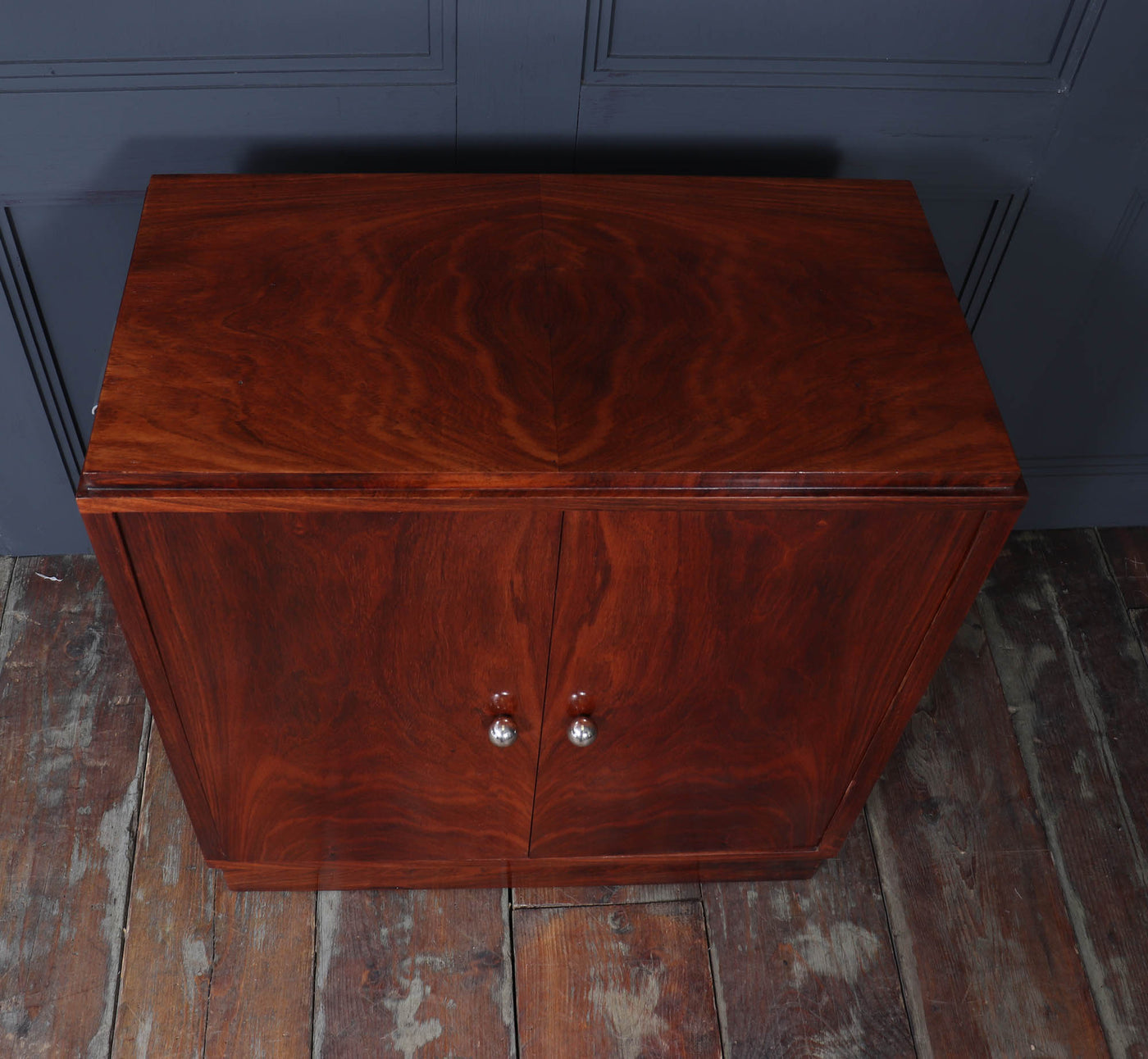 French Art Deco Revolving Cocktail Cabinet