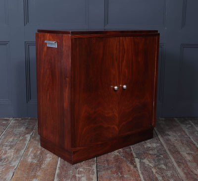 French Art Deco Revolving Cocktail Cabinet