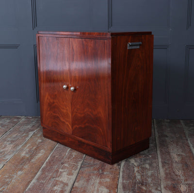 French Art Deco Revolving Cocktail Cabinet