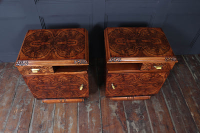 Pair of Art Deco Bedside Cabinets