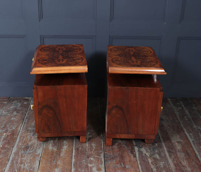 Pair of French Art Deco Bedside Cabinets