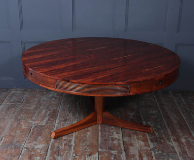 Mid Century Drum Dining Table by Robert Heritage