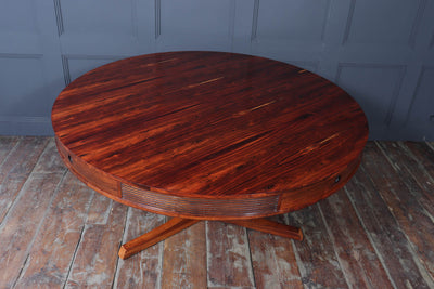 Mid Century Drum Dining Table by Robert Heritage