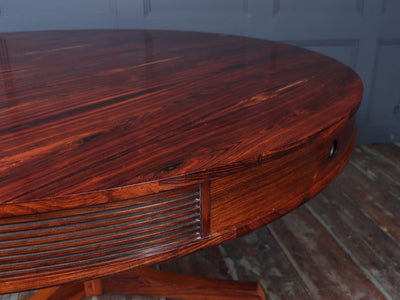 Mid Century Drum Dining Table by Robert Heritage