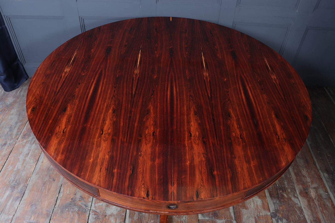 Mid Century Drum Dining Table by Robert Heritage