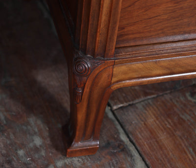 Pair of Art Nouveau Bedside Cabinets in Walnut