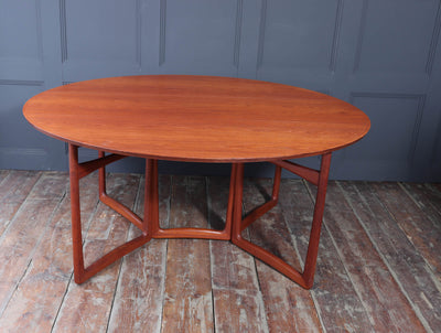 Teak Gateleg Dining Table by Hvidt & Mølgaard-Nielsen for France & Son